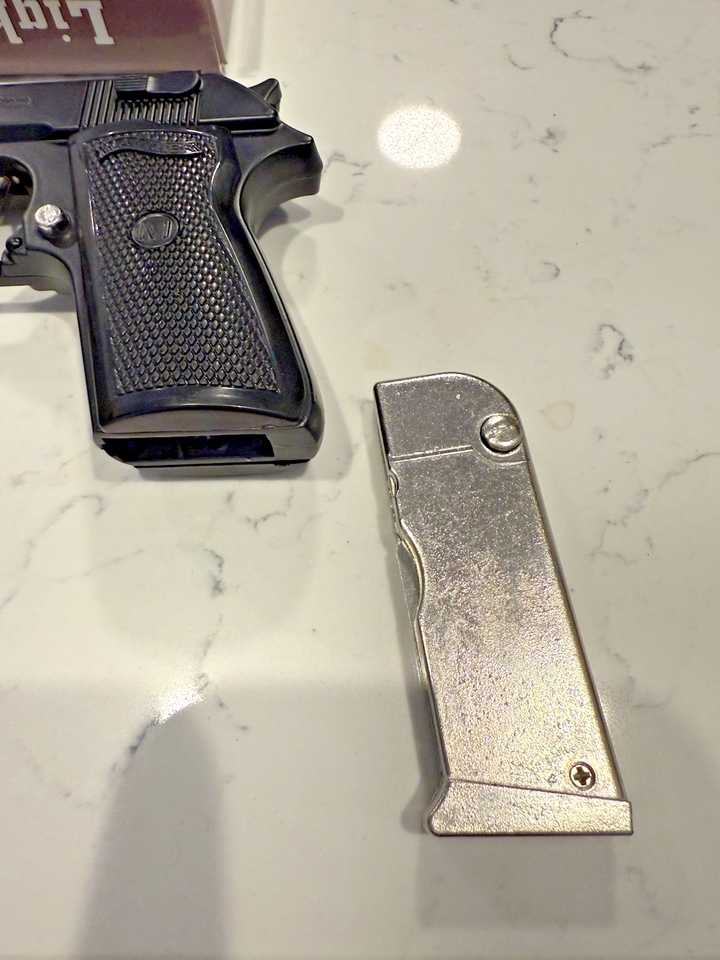 CONCEALED CARRY model handgun Walther PPK Gun Metal Torch Lighter ...