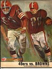 San Francisco 49ers vs Cleveland Browns Football Game Program-8/14/1966-Kezar St