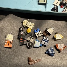    LEGO Minifigure Parts Lot   Themed Torsos Legs Heads   10 Pieces   