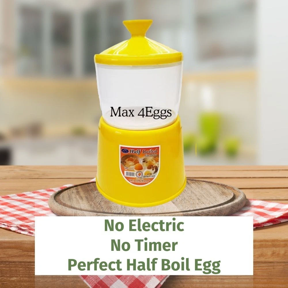 Half Boiled Egg Maker Original Recipe No Electric No Timer