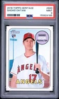2018 Topps Heritage #600 Shohei Ohtani RC Rookie PSA 9 155824185