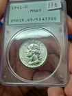 1941 D Ms 65 Quarter Pcgs Rattler
