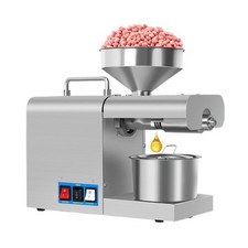 Macchina Spremiaolio Acciaio Inox Olive Noci Semi Pressa Fredda e Calda 820W