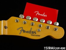USA Fender Custom Shop 54 Telecaster NECK + TUNERS, Tele Guitar 1954 TCP Maple.