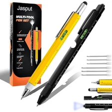 Multi Tool Pen Set for Men - Stocking Stuffers from Daughter Son Wife, Birthd...