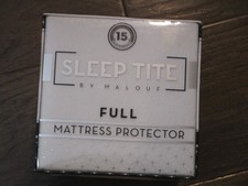 MALOUF SLEEP TITE TERRY WATERPROOF FULL MATTRESS PROTECTOR  NEW