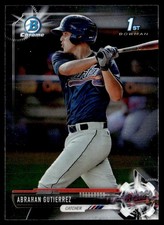 2017 Bowman Chrome Prospects Abrahan Gutierrez Atlanta Braves #BCP78