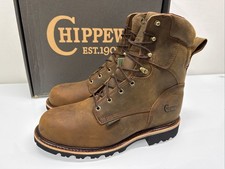 Chippewa Super Dna Tan 8 Waterproof Plain Ste...