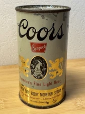 1950s COORS Banquet Beer flat top beer can - Golden, Colorado