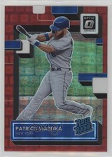 2022 Donruss Optic Rated Rookie Red Pandora Prizm 43/99 Patrick Mazeika #84 04g8