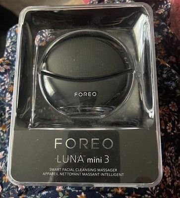 FOREO Luna Mini 3 Smart Facial Cleansing Massager - Midnight - Brand New! C