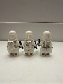 LEGO Star Wars Snowtrooper Minifigures Lot Of 3 75049 75054