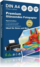 Fotopapier A4 210 g/qm Glänzend für Canon/E...