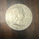 1960 Franklin Half Dollar Silver 50C Circulated Uncertified