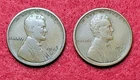 1915 S San Francisco Lincoln 1c Wheat Cent Good & VF Very Fine Lot Of 2 Coins