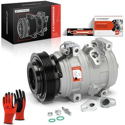  Air Conditioner AC Compressor with Clutch Compatible with Toyota Tundra 4.7L 