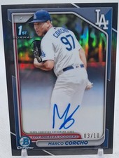 MARCO CORCHO 2024 BOWMAN 1ST BOWMAN ON CARD AUTOGRAPH #03/10