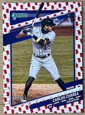 2021 Panini Donruss Presidential Collection #76 - Carlos Correa - #d /50 Astros