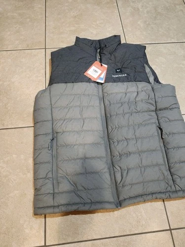 NWT Venustas Heated Puffer Vest Gray Mens Large No Battery image 2