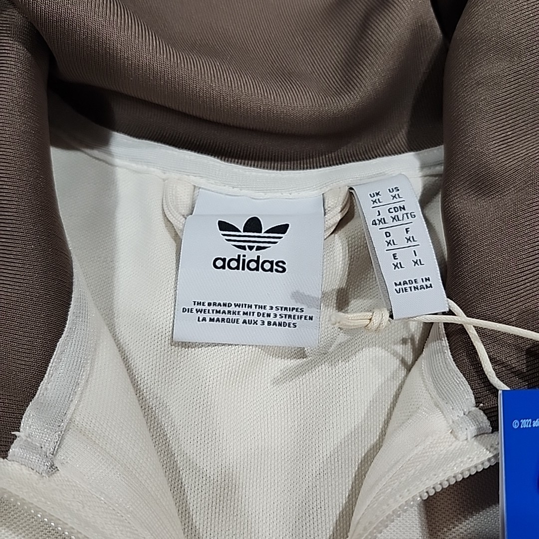 XL Adidas Adicolor Classics Beckenbauer Track Jacket Men’s Style JP2522 Cream thumbnail 3