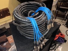 8-Channel XLR Male to XLR Female 100ft Snake