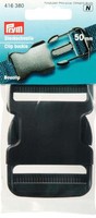 Steckschnalle Stegbreite 50 Mm Prym 416380 Schwarz Kunststoff Steckschnallen