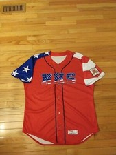 Northville HS (MI) Mustangs Wilson Armed Forces Day Game Worn Baseball Jersey XL