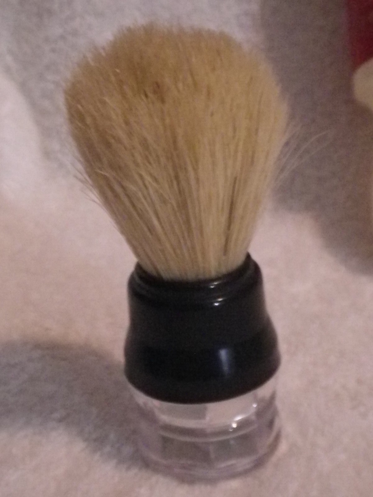 VTG Dubl Duck 4 Shaving Brush Guaranteed Vulcanized Boar Bristle West Germany +