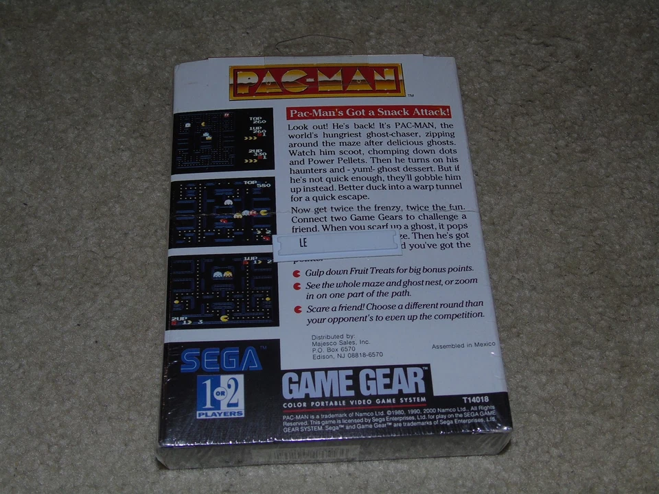 Sega Game Gear Pac-Man NEW FACTORY SEALED RARE Namco - Image 3 of 3