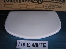 Niagara / Glacier Bay/ Vortens N2412 / 3412 / 3425 White Toilet Tank Lid USED 5A