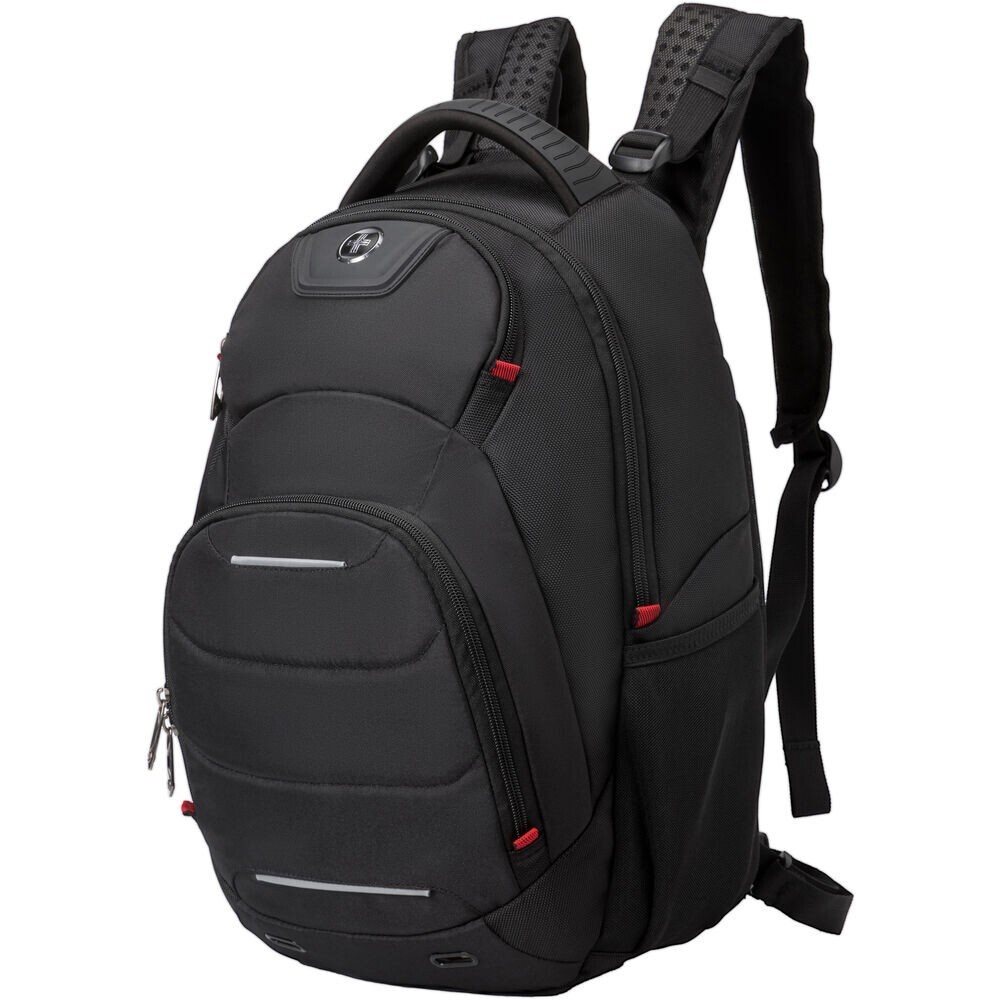 ナイチャン Swissdigital Neptune TSA-Friendly Laptop Backpack w/ USB Charging