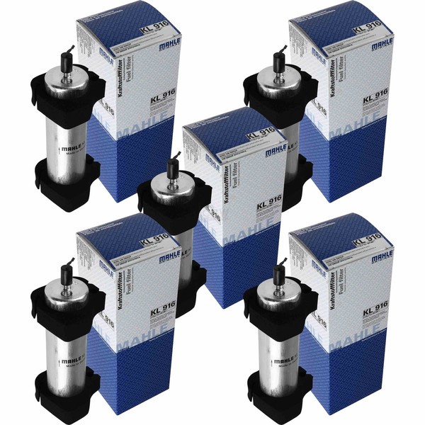 5X Mahle / Knecht Kraftstofffilter KL 916 Fuel Filter-image