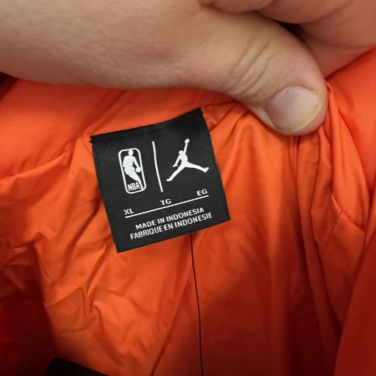 New York Knicks Jumpman Jordan Winter Zip-Up Jacket Size X New York Knicks Jumpman Jordan Winter Zip-Up Jacket Size X