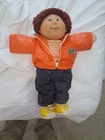 Vintage CABBAGE PATCH KIDS Boy Doll 1985 Coleco Xavier Roberts HEAD MOLD 1