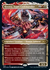 Risona, Asari Commander (Showcase 425 ETCHED) FOIL Kamigawa: Neon Dynasty NM