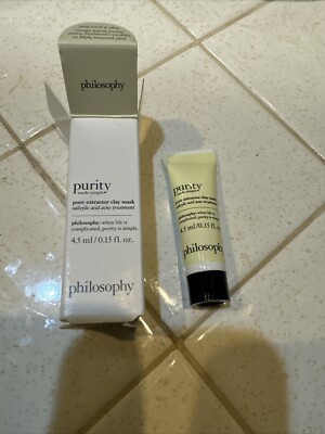 Philosophy Purity Made Simple Pore Extractor Clay Mask 4.5 mL/0.15 fl oz 08/25