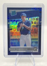 2020 Panini Optic Rated Rookies Pandora Blue Prizm No. 95 SHUN YAMAGUCHI #/99