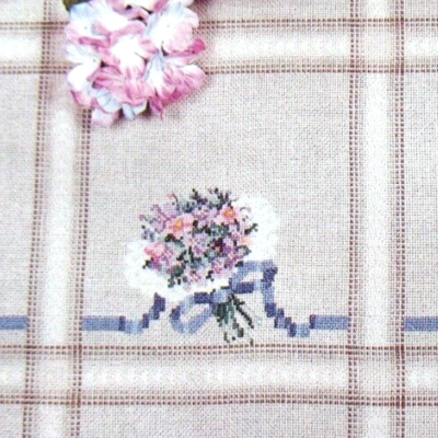 Cross Stitch Monogram Floral