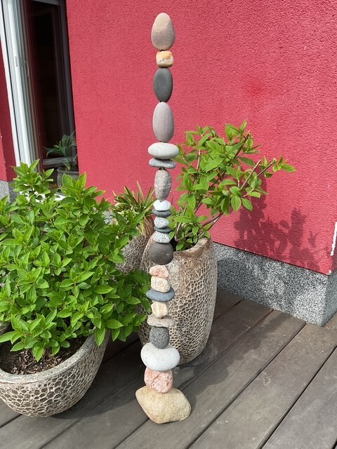 Steinsäule naturstein, Stein Stele