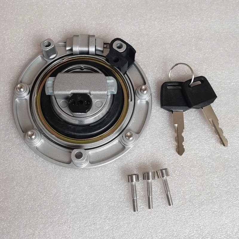 Fuel Gas Tank Cap Cover Keys Set For Honda CBR600F F2 F3 F4 F4i CBR600RR 1991-23 Foto 4 de 4