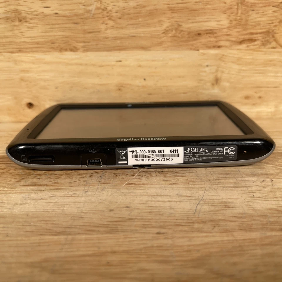 Magellan RoadMate 5120-LMTX Silver Black 5" Touchscreen Portable GPS Navigator - Image 4 of 4