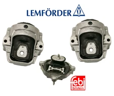 For Audi A4 A5 Quattro V6 Engine Motor Mount & Transmission Mount Set 3pcs OEM