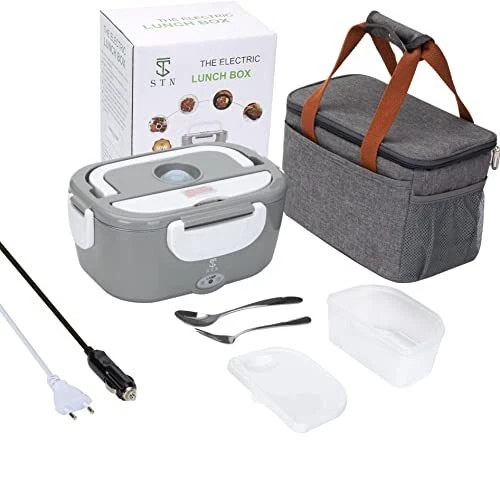 3 en 1 Boite Électrique Lunch Box Chauffante Gamelle Chauffant