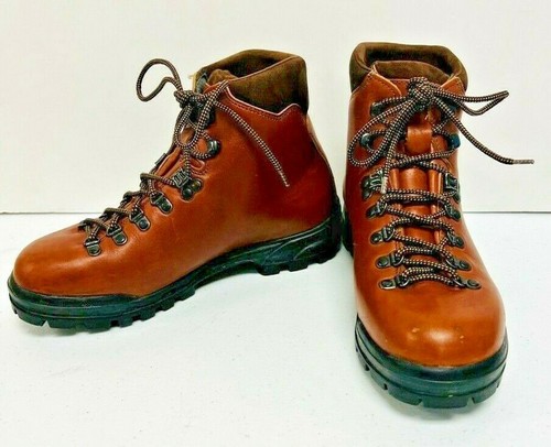 Vintage Scarpa Brown Leather Hiking 