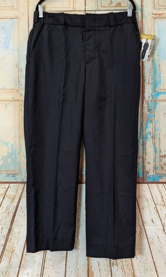 Elbeco Ladies Choice Womens 14 Navy Blue Uniform Pants Solid Wool Blend Comfort - Image 2 of 4