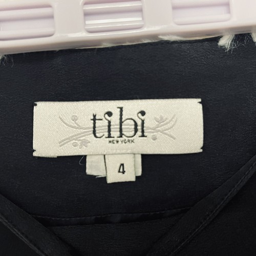 Tibi Womens Dress Multicolor 4 Silk Cold Shoulder Lined Pockets Exotic - Picture 6 of 9
