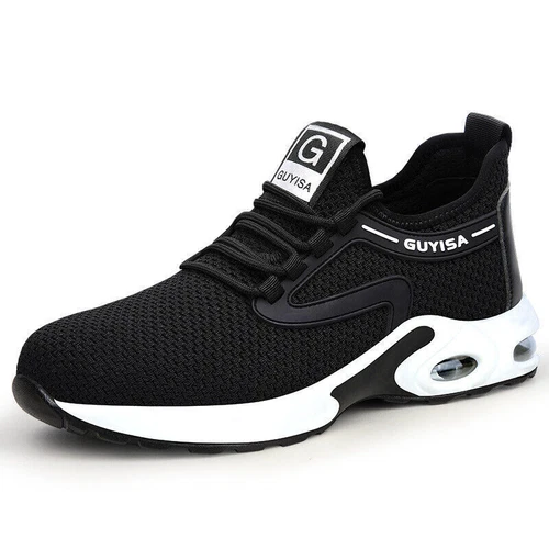 Zapatos de seguridad para hombre Zapatos de trabajo ligeros S3 Gorra de acero Zapatillas EU 37-48 - Imagen 13 de 26
