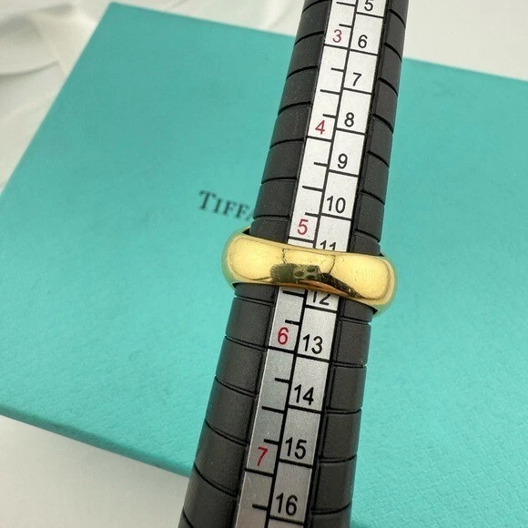 Anillo de cóctel vintage Tiffany & Co. Paloma Picasso piedras preciosas citrino talla 5,25 Foto 3 de 4