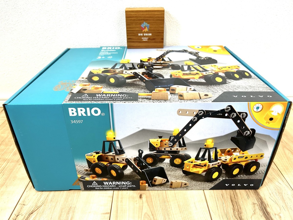 BRIO Builder Volvo Construction Vehicle DX Set 213 Pieces