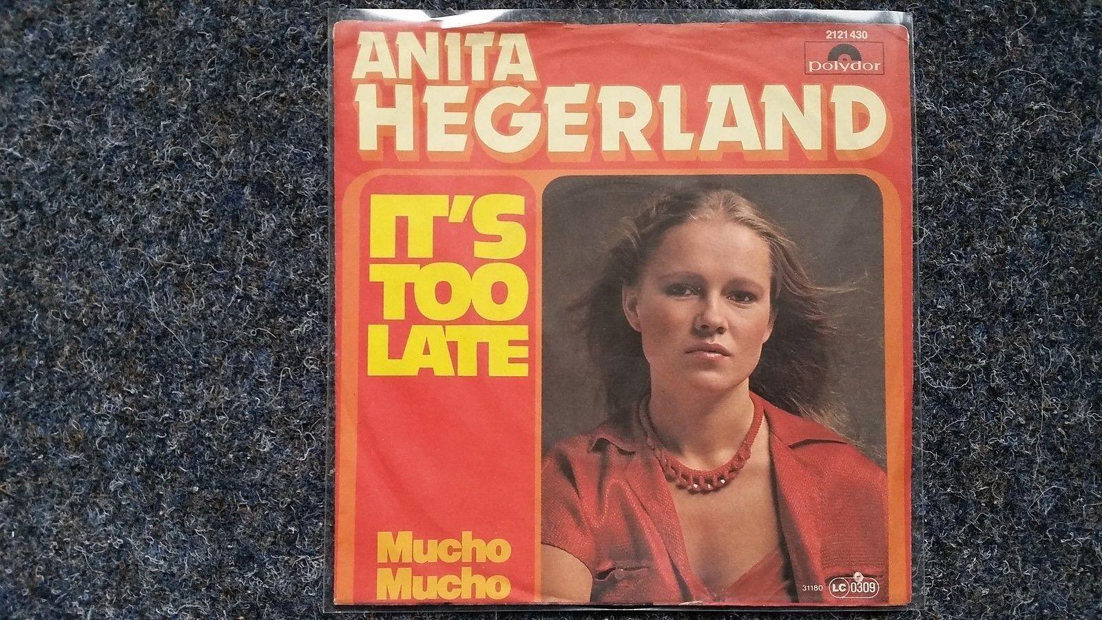 7"" Single Vinyl Anita Hegerland - It's too late